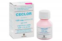 Ceclor 125mg/5ml bé