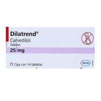 Dilatrend Carvedilolol 25mg