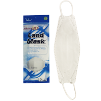 Khẩu trang 3D Land Mask (trắng, xanh, xám, đen) gói 6 cái