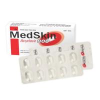 Medskin CLOVIR 800 - Đặc trị Zona, thủy đậu